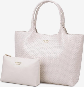 Cabas 'Bonny' Princely London en blanc : devant