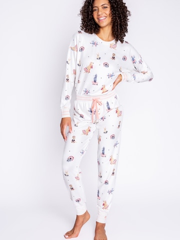 PJ Salvage Pajama ' Let's Dance ' in White