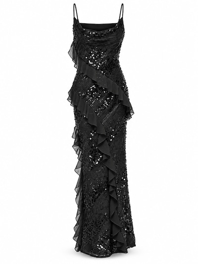 Ombre Abendkleid in 36 in schwarz, Produktansicht