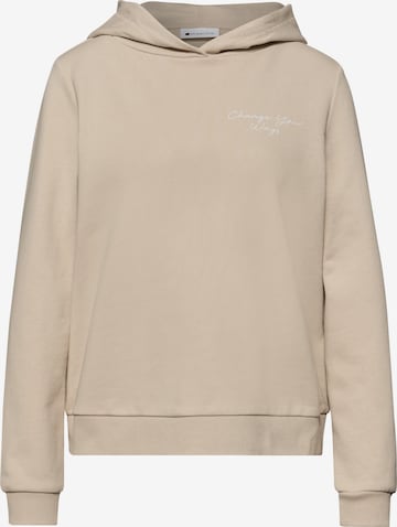 STREET ONE Sweatshirt in Beige: front