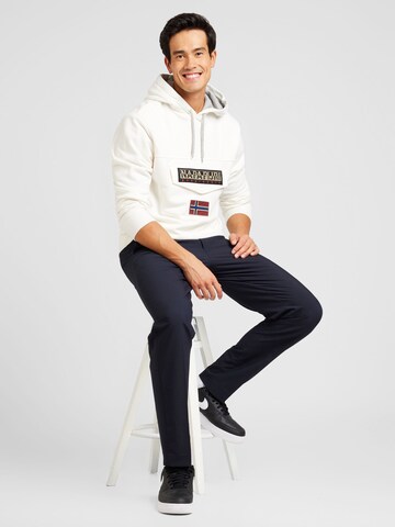 NAPAPIJRI Sweatshirt 'BURGEE WINT 3' in Weiß