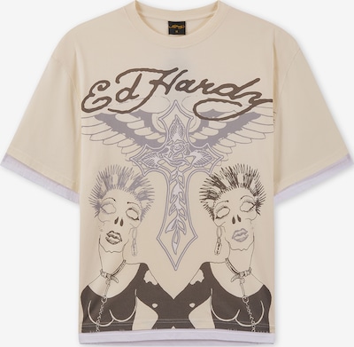 Ed Hardy Paita värissä ecru / taivaansininen / antrasiitti, Tuotenäkymä