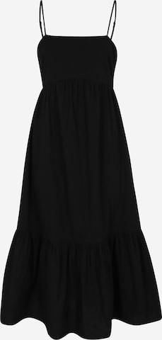 Cotton On Petite - Vestido de verão 'Piper' em preto: frente