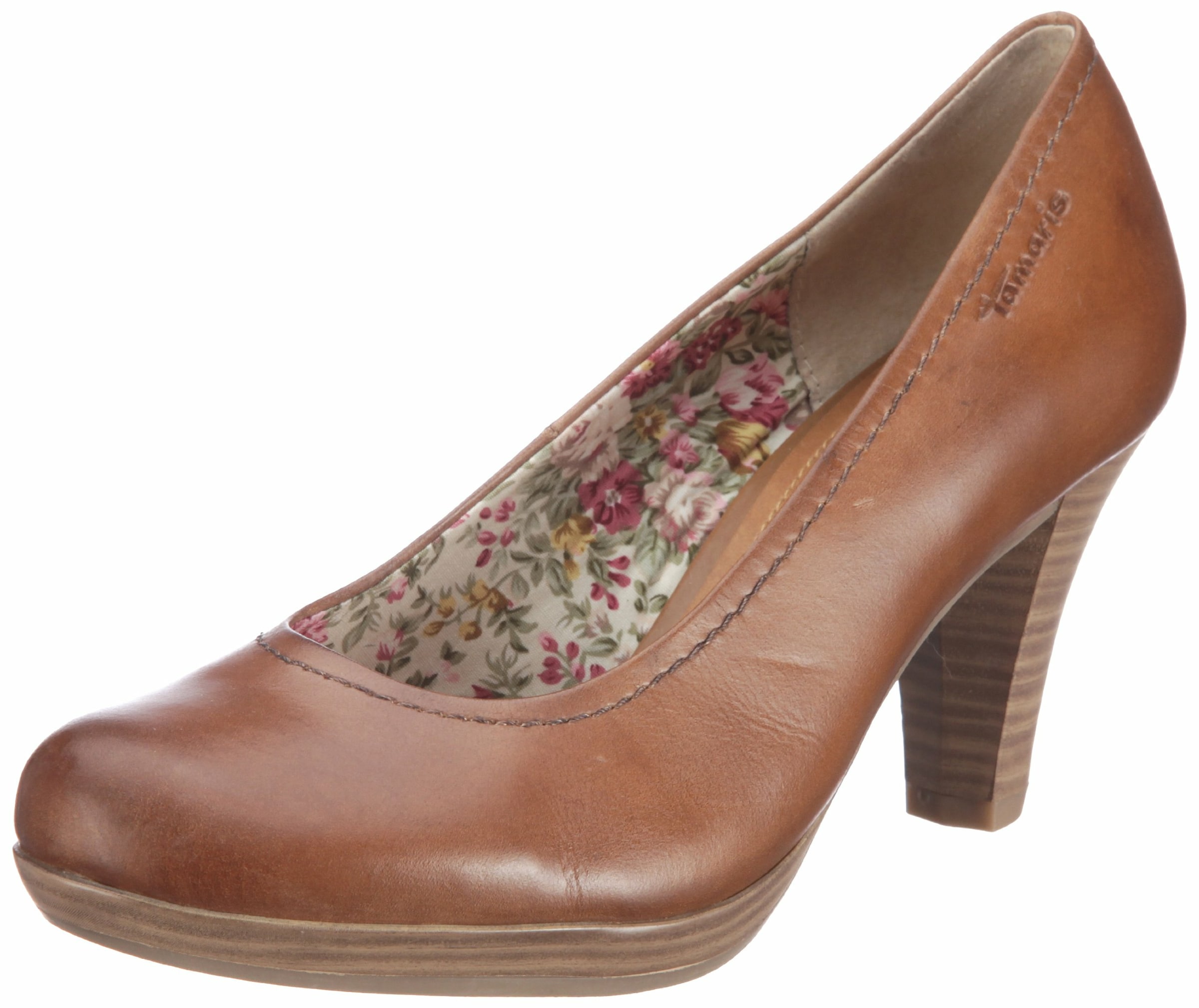 Escarpins Tamaris en marron : devant