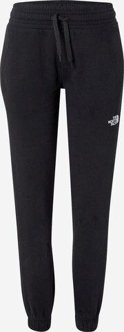 THE NORTH FACE Tapered Sports trousers in Black: front