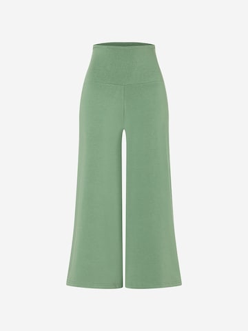 Spirit of OM Loose fit Pleated Pants 'Devi' in Green: front