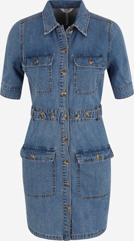 OBJECT Petite Shirt Dress 'POPPY' in Blue: front