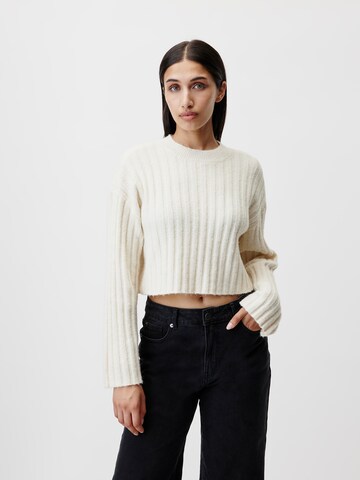 LeGer by Lena Gercke Pullover 'Garnet' i grå: forside