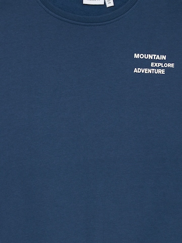 Sweat 'NKMORVILLE' NAME IT en bleu