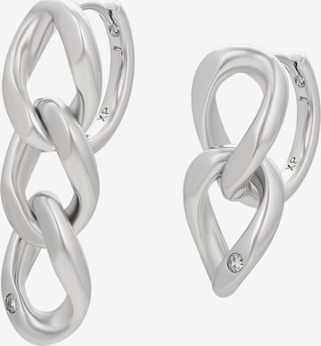 faina Earrings in Silver: front