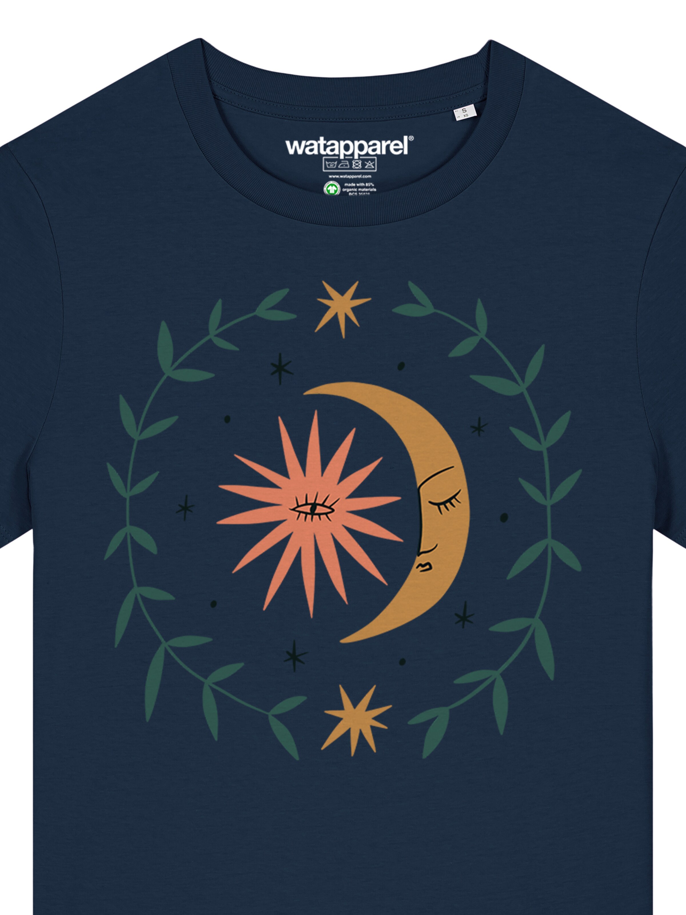 Maglietta 'Love and flex' di Watapparel in blu