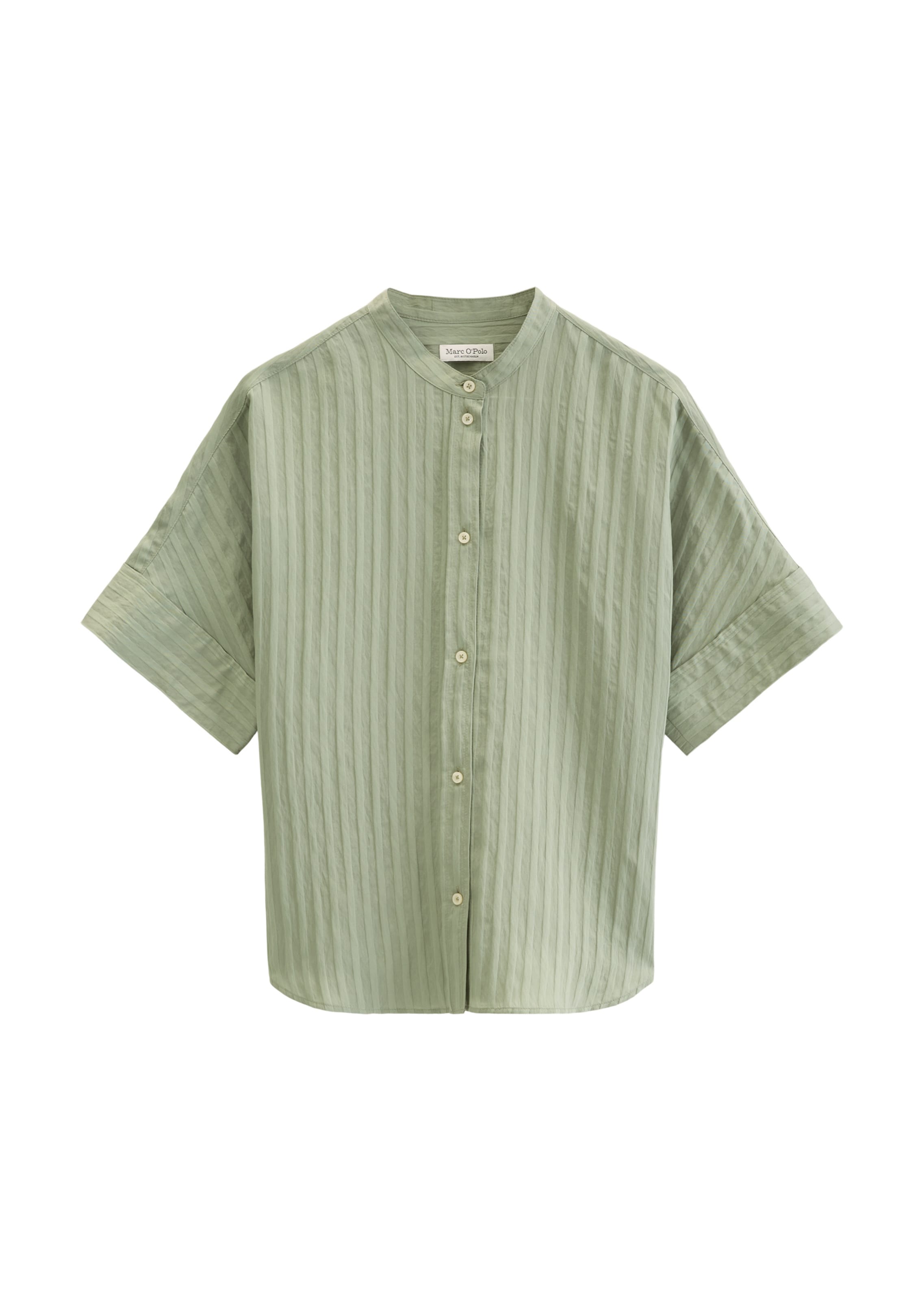 Marc O'Polo Blouse in Groen: voorkant