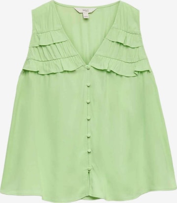Camicia da donna di Marks & Spencer in verde: frontale