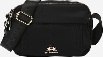 La Martina Crossbody Bag 'VIVIANA' in Black: front