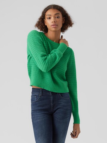 VERO MODA Trui 'Plenty' in Groen