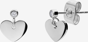 Lucardi Oorbellen in Zilver: voorkant