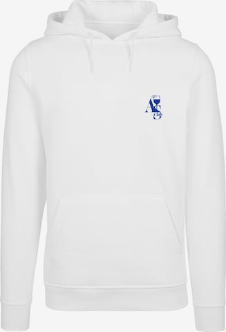 Mister Tee - Sweatshirt 'A S Club' em branco: frente