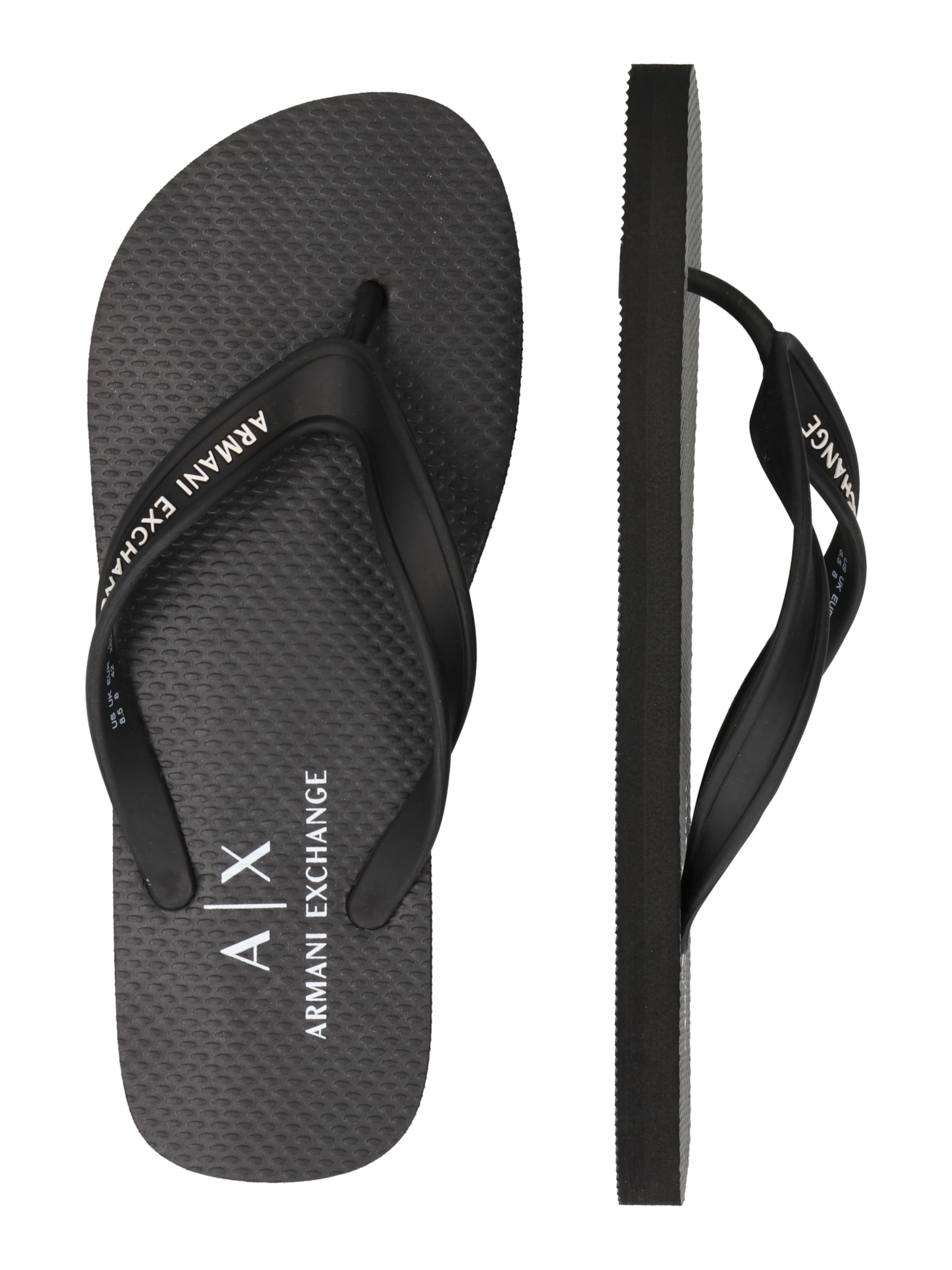 ARMANI EXCHANGE Zehentrenner in Schwarz