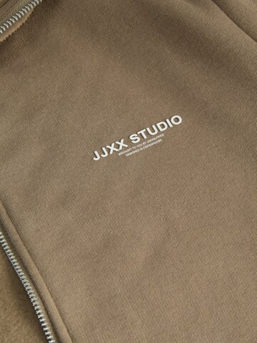 JJXX - Sudadera con cremallera 'JXSTUDIO VESTERBRO' en marrón