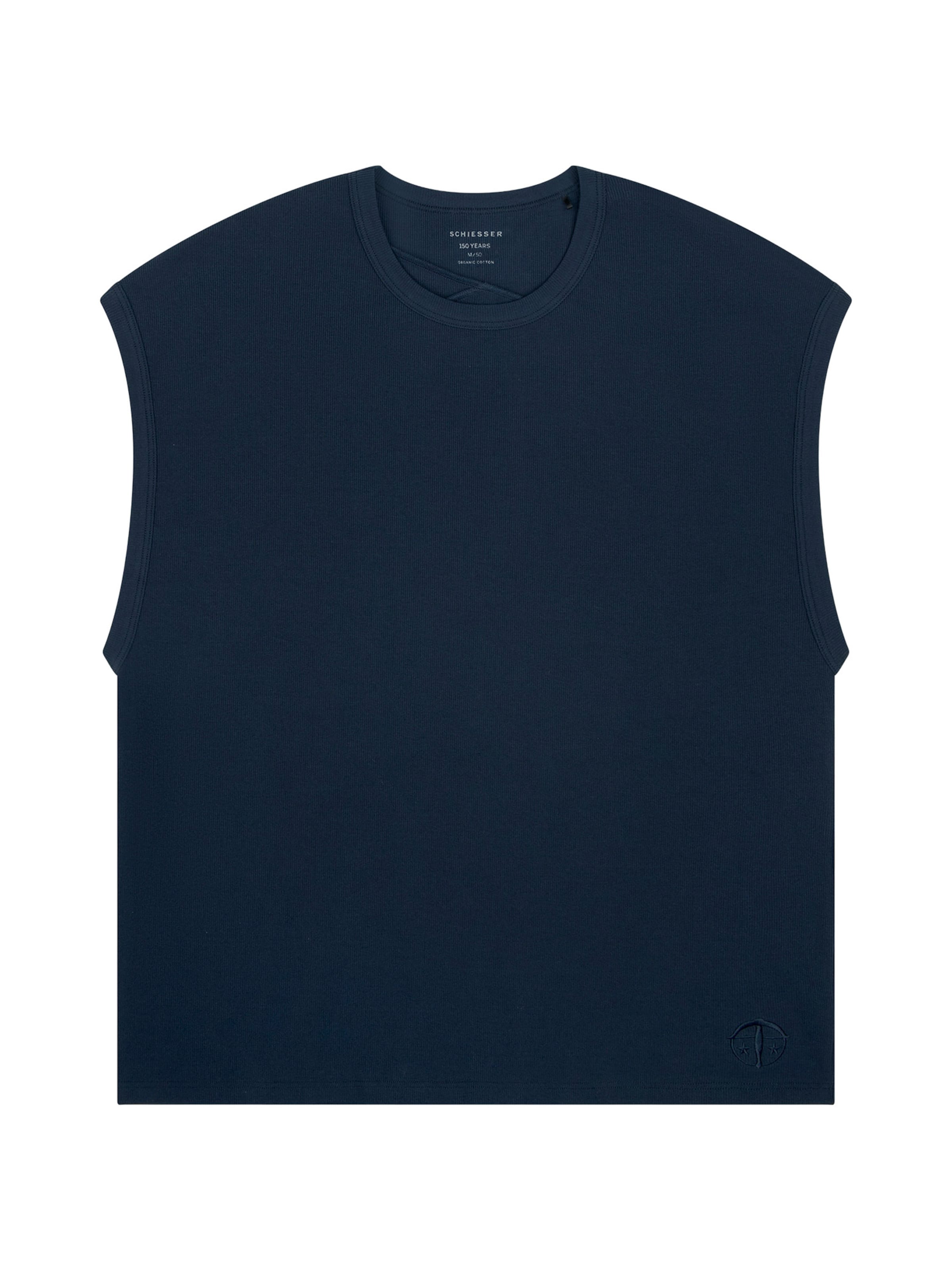 SCHIESSER Shirt 'SCHIESSER 150 YEARS' in Blauw: voorkant