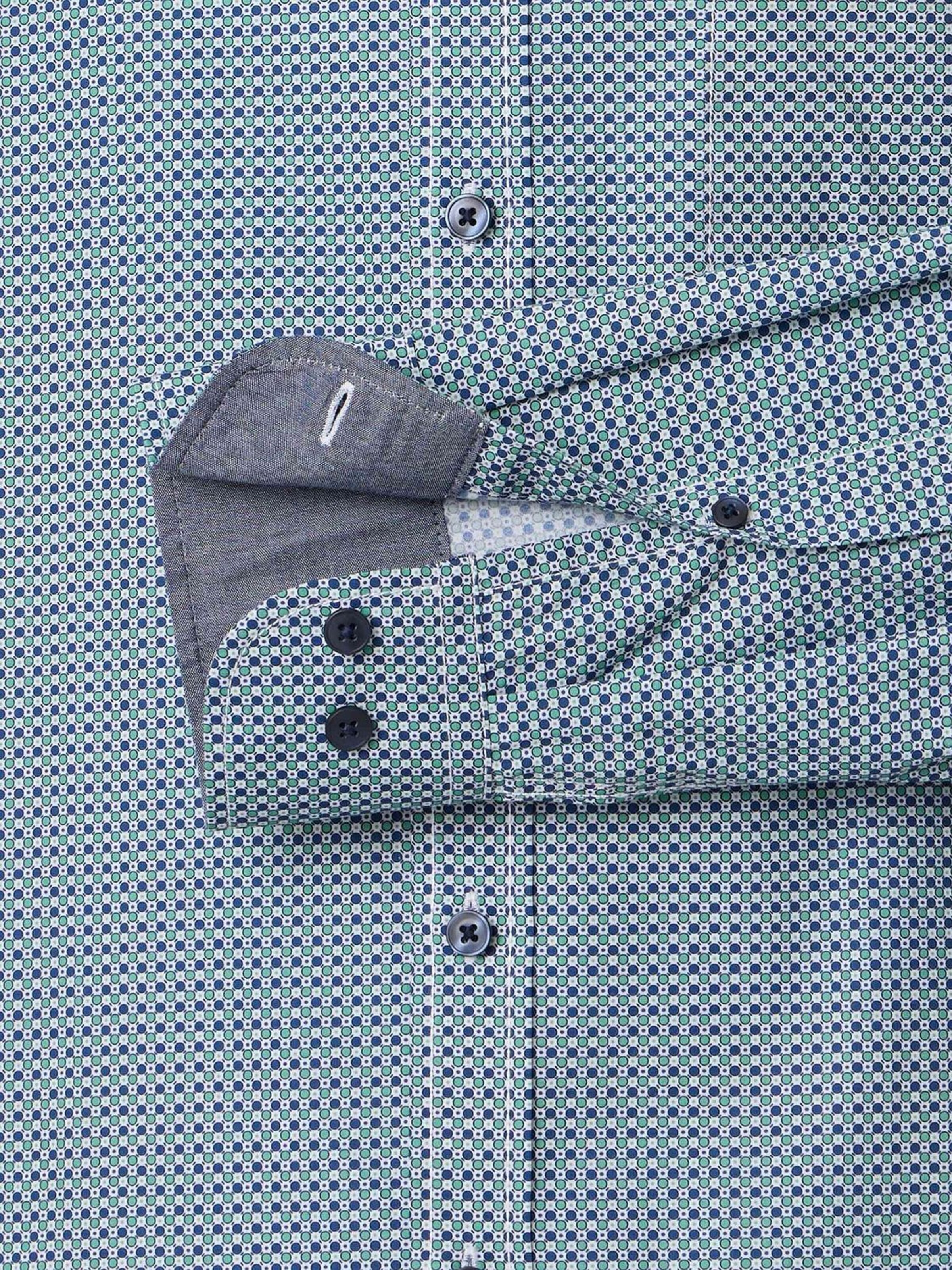 CASA MODA Regular fit Button Up Shirt in Blue