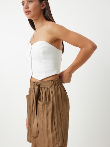 Loosefit Pantalon Happiness İstanbul en marron