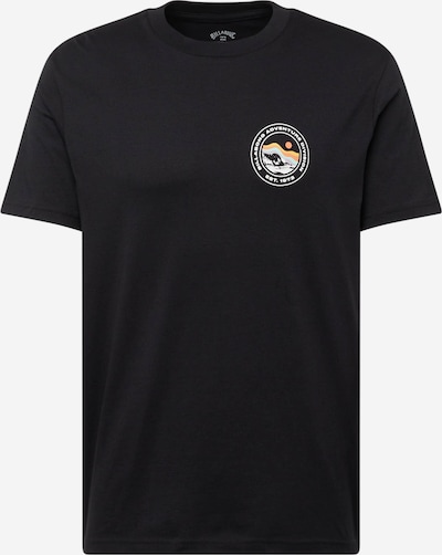 BILLABONG T-Shirt 'ROCKIES' in türkis / orange / schwarz / weiß, Produktansicht