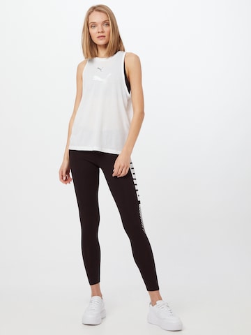 PUMA Skinny Sportbroek in Zwart