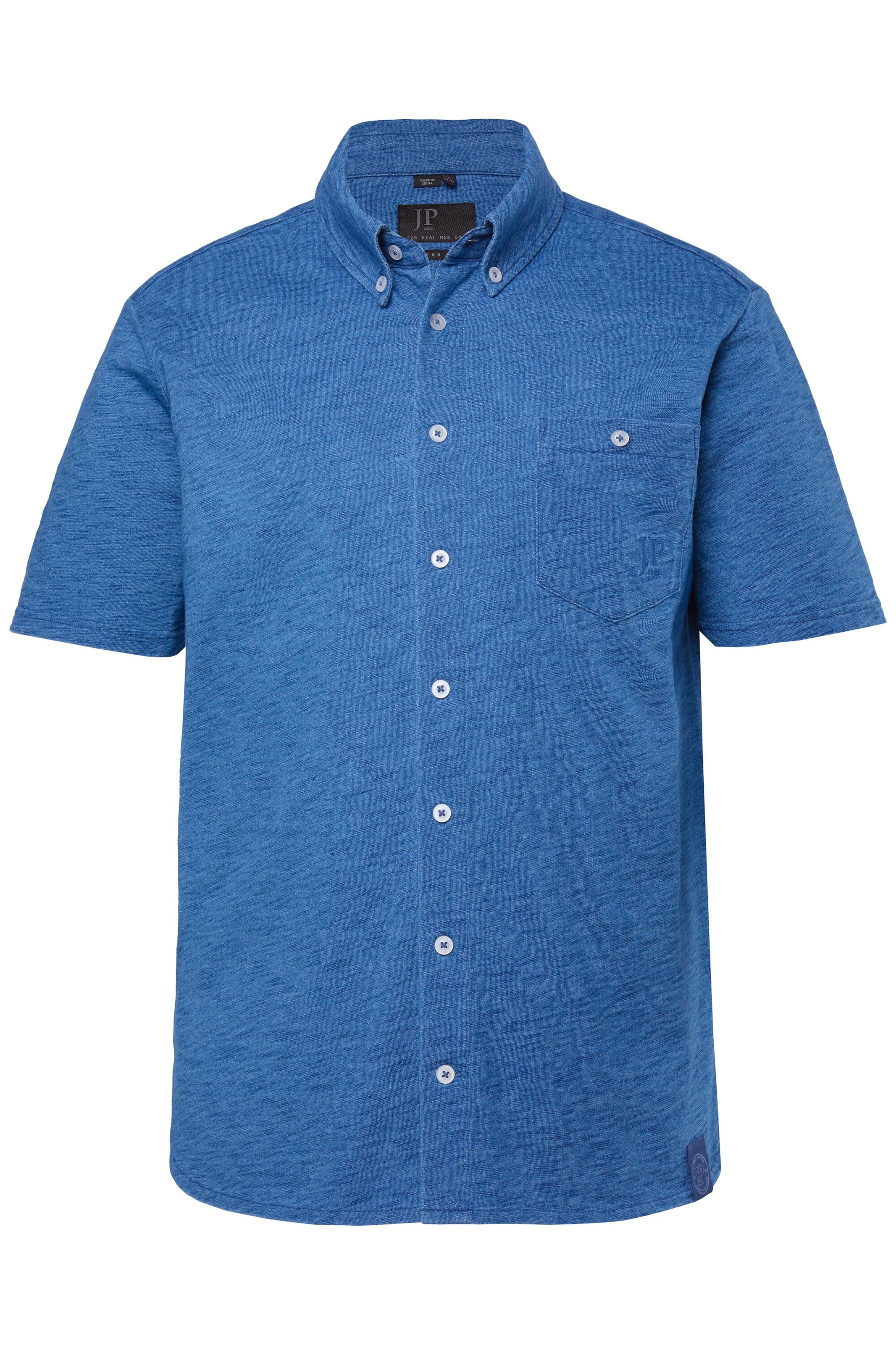 JP1880 Regular Fit Hemd in Blau: Vorderseite