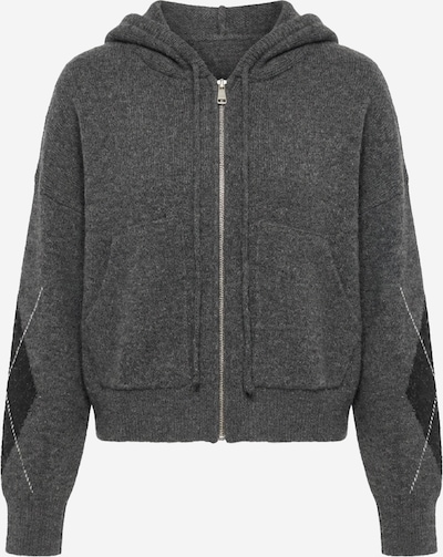 studioselect Kardigan 'Charis' u siva melange / crna / bijela, Pregled proizvoda