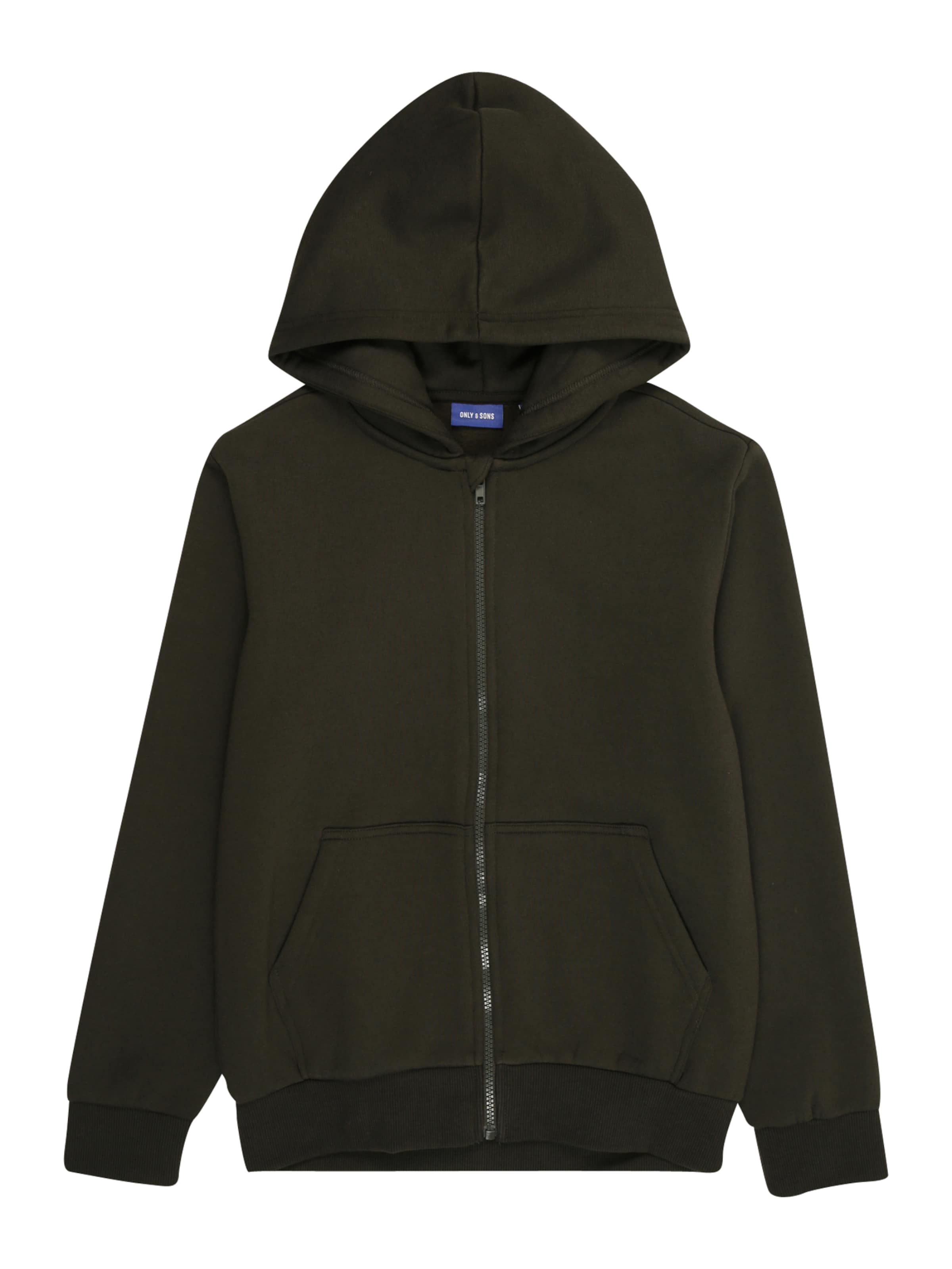 Only & Sons Junior Collegetakki 'OSJCERES' värissä vihreä: etupuoli