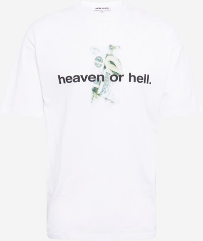 9N1M SENSE Shirt 'Heaven or Hell' in Grass green / Black / White, Item view