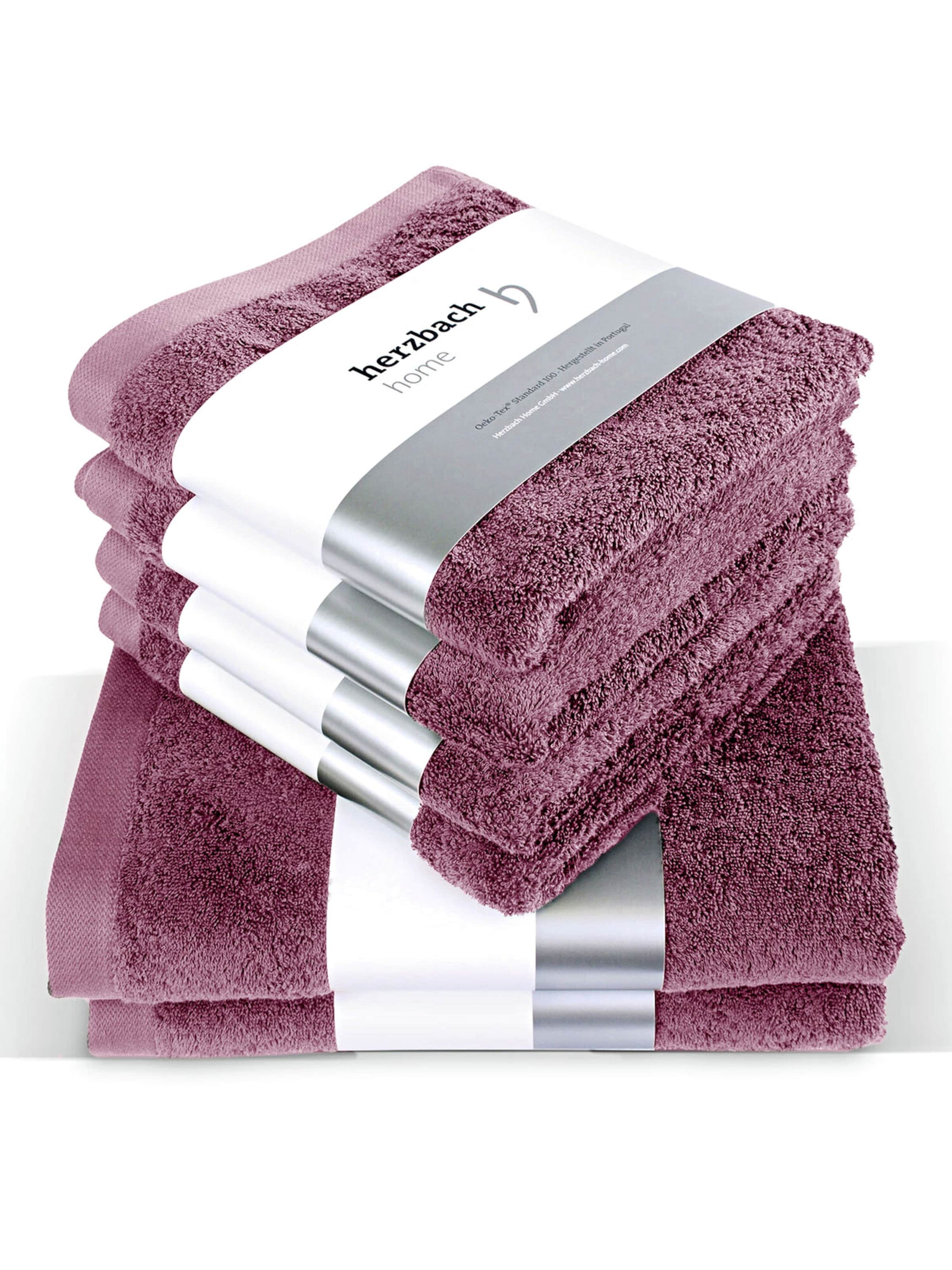 Herzbach home Set in Purple: front