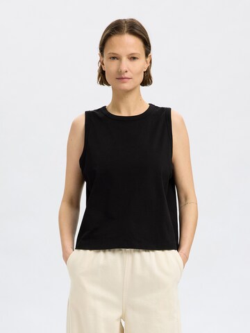SELECTED FEMME Top 'SLFEssential' in Black: front
