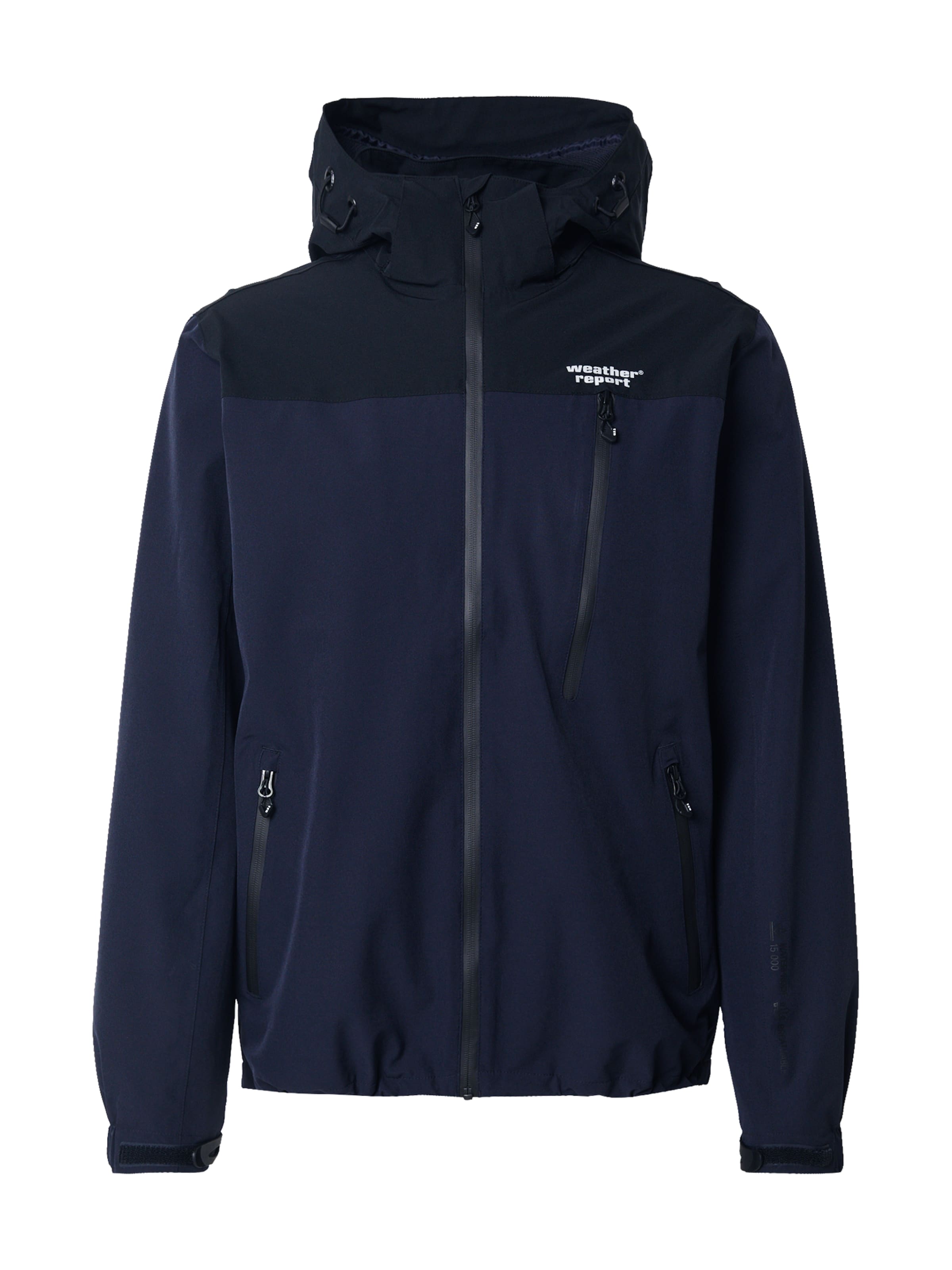 Weather ReportTehnička jakna 'Delton' - plava boja: prednji dio