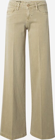 GUESS Wide leg Jeans in Groen: voorkant