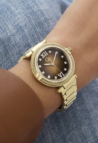 Gc Analoguhr in Gold