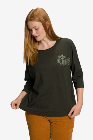 Ulla Popken Shirt in Groen: voorkant