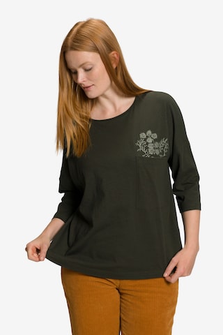 Ulla Popken Shirt in Groen: voorkant