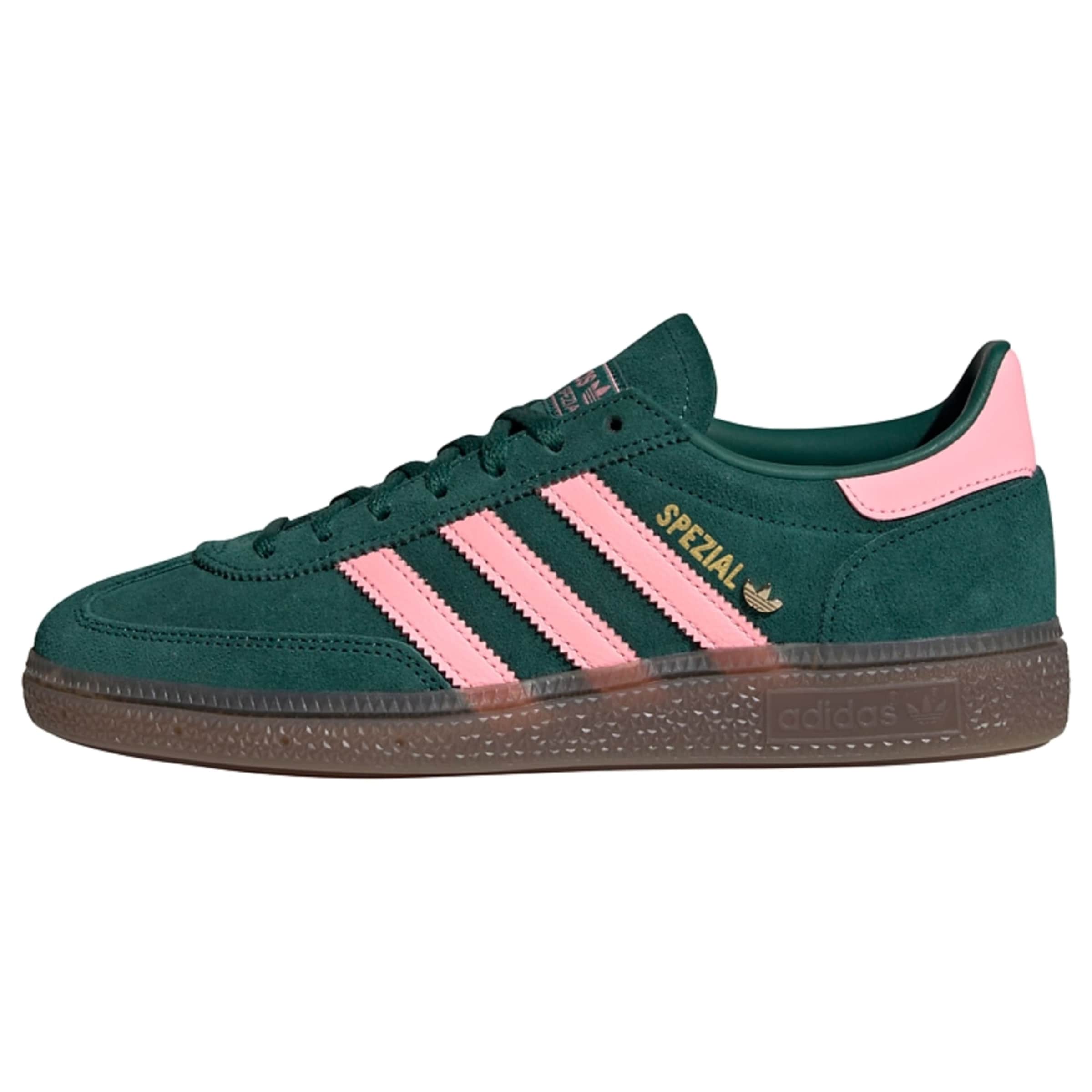 Sneaker bassa 'Handball Spezial' ADIDAS ORIGINALS di colore verde scuro / rosa, Visualizzazione prodotti