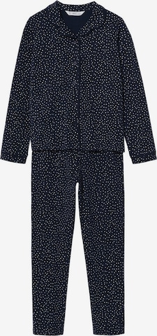 MANGO KIDS Pajamas 'Topos' in Blue: front