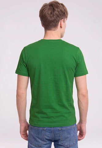 LOGOSHIRT Shirt 'Die Biene Maja - Willi' in Green