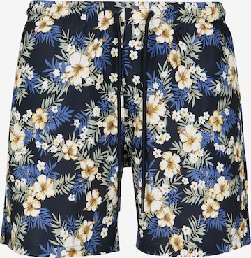 Shorts de bain Urban Classics en bleu : devant