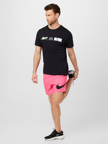 Nike Sportswear Štandardný strih Nohavice - ružová