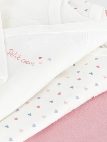 PETIT BATEAU Rompertje/body 'NAISS ML' in Roze