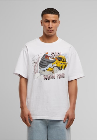 MARKET T-Shirt 'Ski Nyc' in Weiß: Vorderseite