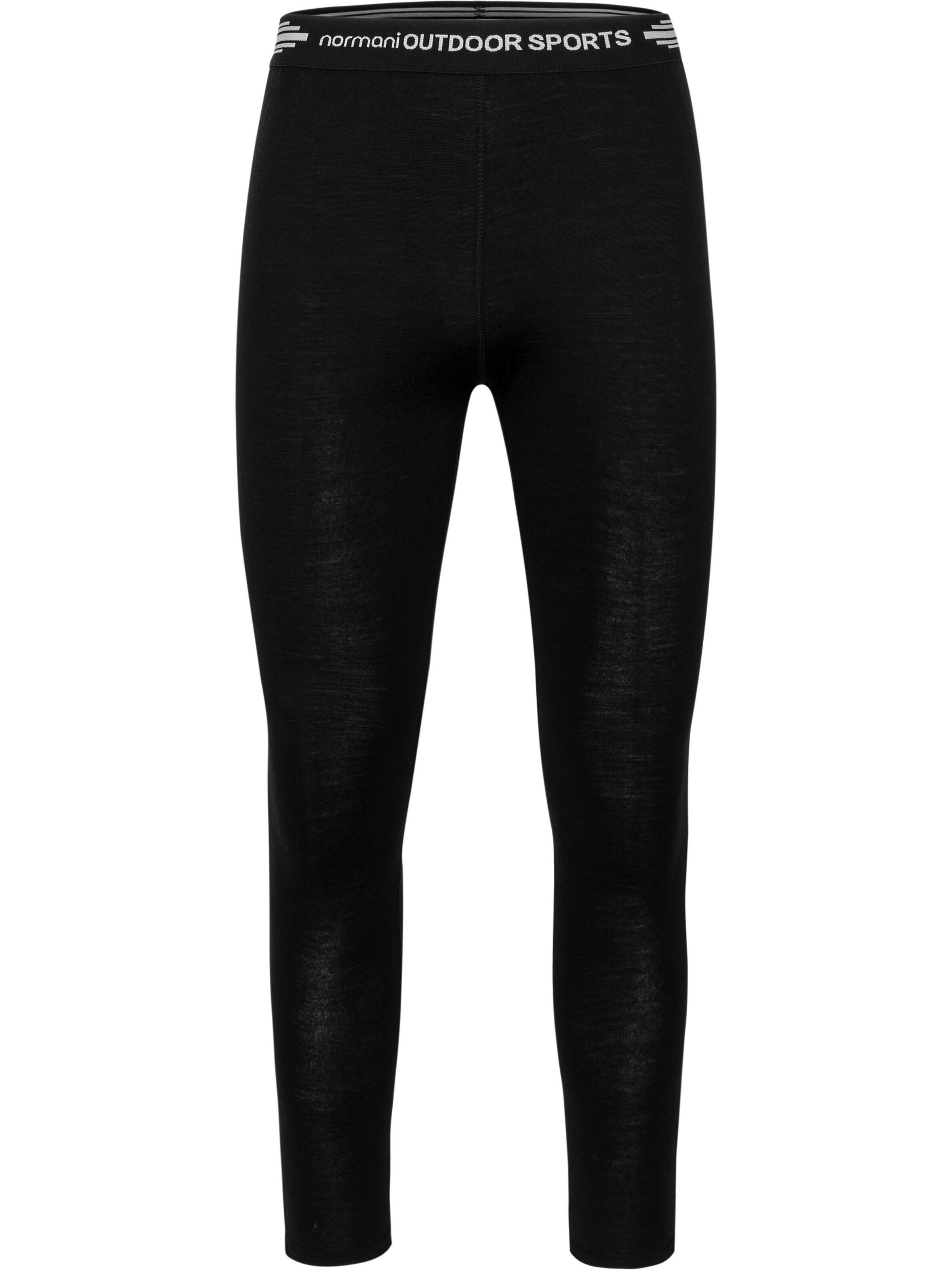 normani Lange Unterhose 'Perth' in Schwarz: Vorderseite