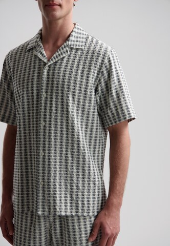 Dstrezzed - Regular Fit Camisa 'Lucas Resort' em azul