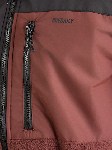Iriedaily Fleece jacket 'Auf Deck' in Red