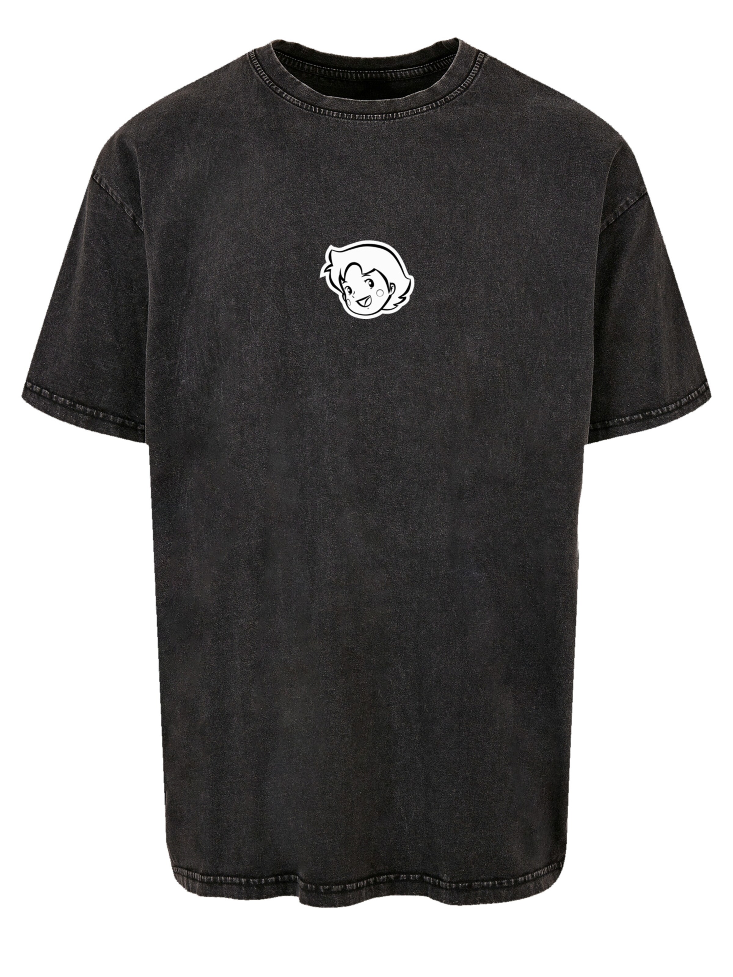 T-Shirt 'Heidi Heroes of Childhood' F4NT4STIC en noir : devant